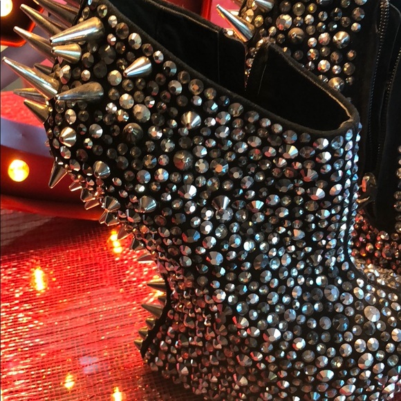Giuseppe Zanotti Studded & Spiked ankle boots 39 - Picture 4 of 4